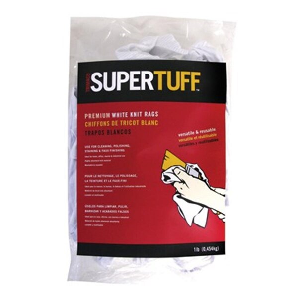 Trimaco 4 Lbs Box Knit Rags - White TR136967 - main